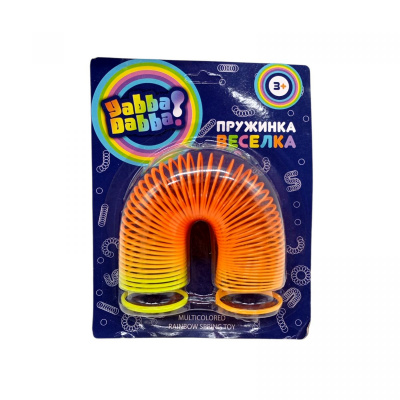 Пружинка Веселка планшет 12,5*7*19 см (мікс видів) Yabba Dabba YD2568