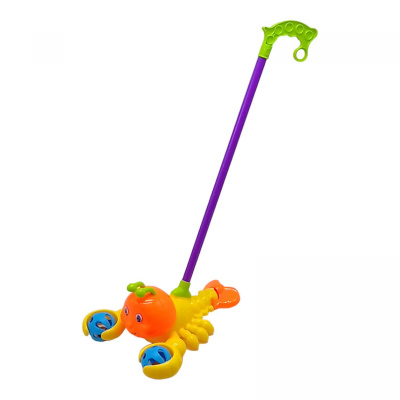 Каталка з ручкою Лобстер (жовтий) MIC 198-13