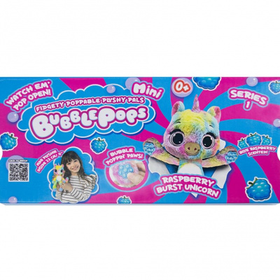 М’яка іграшка з ароматом Bubble Pops міні. Малиновий Єдиноріг (20 см) Bubble Pops 2402005/1
