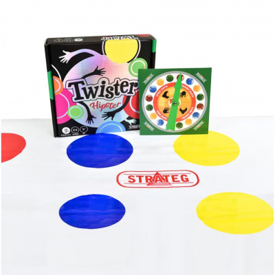 Розважальна гра Twister-hipster, 5+ Strateg 30628