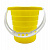 Дитяче відро для пісочниці "Середнє" S0009(Yellow) жовтий 14 см