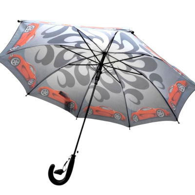 Дитяча парасолька (ЧЕРВОНА) З (МОТОЦИКЛОМ) MIC д0155