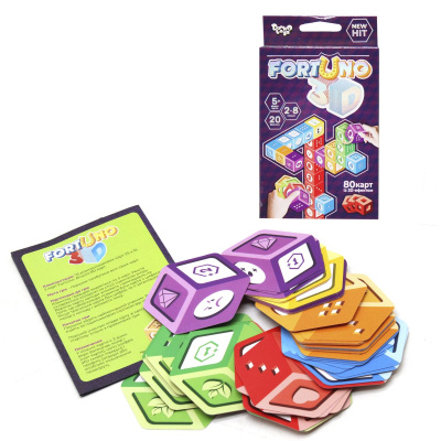 Настольная игра FortUno ZOO 3D, укр MiC G-F3D-01-01U