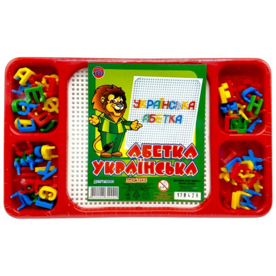 Мозаїка „Українська абетка” (ЧЕРВОНИЙ) Промтекс 4022