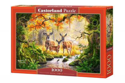 Пазли Сім'я оленів, 1000 елементів Castorland С-104253