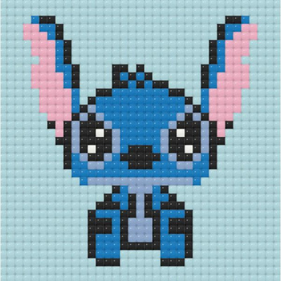 Алмазна мозаїка (міні) Стіч (Stitch), 10х10 см Origami ODM0105