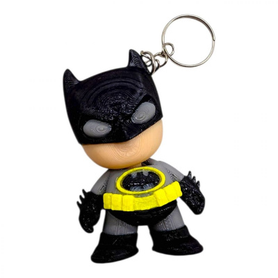 3D Брелоки Hero BATMAN Marvel / БЕТМЕН ГОЛОВАСТИК Марвел, Keychain, 3D друк OYTOY 04002100