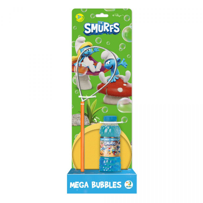Мильні бульбашки Mega Bubbles Смурфи / The Smurfs. Об’єм 450 мл Dodo 200637