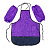 Фартух для молодшої шкільної групи ТЕ12158(Violet) в чохлі, без малюнка, зріст 128 см