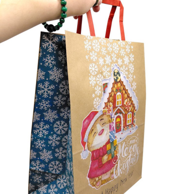 Пакет паперовий з ручками Крафт(25х15х34 см) Bourgeois KGB 253415-22