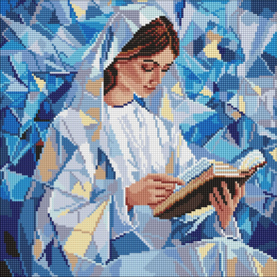 Алмазна мозаїка "Тихе чтиво" AMO8231, 40х40 см