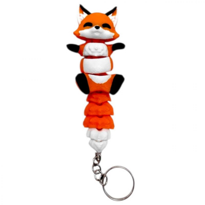 Брелок 3D друк Flexi Fox / Магнітна Лисичка Keychain OYTOY 05022100