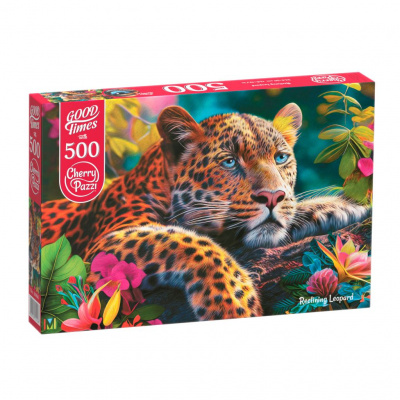 Пазли Синьоокий леопард, 500 елементів Cherry Pazzi 20166