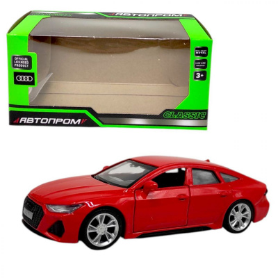 Машина металева Автопром. Audi RS7 (червона) Автопром 4358
