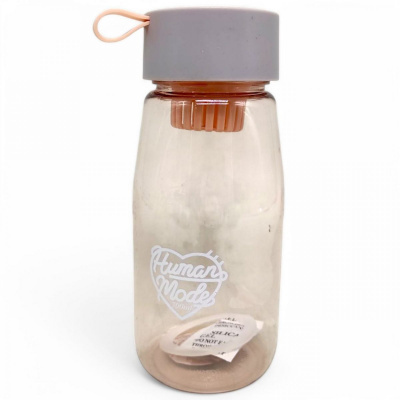 Пляшка для води з ситечком (0,7 л), рожева MIC 2315/XH-26