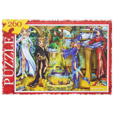 Пазли Юні чаклунки, 260 елементів Dankotoys С260-13-11