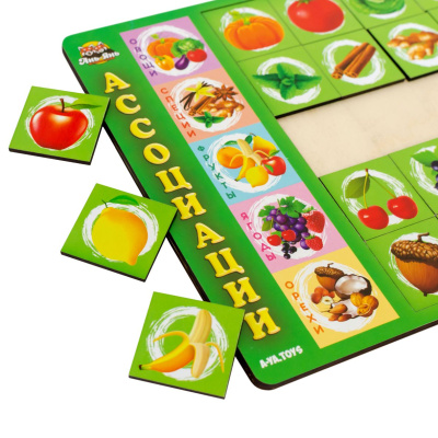 Дерев'яна гра Асоціації, продукти Ubee ПСД134