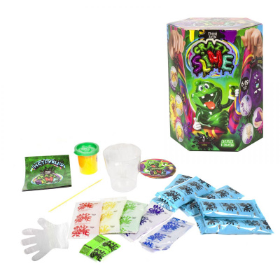 Набір для дослідів Crazy Slime - Лизун своїми руками (укр) Dankotoys SLM-01-01U