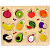 Вкладиші деревʼяні, 22,5х18 см (ФРУКТИ) MIC C73251