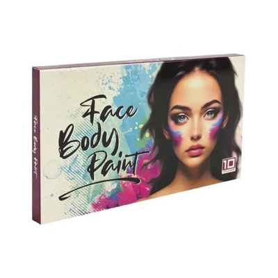 Дитячий набір аквагриму Cel-2503 палетка, пензлик, 10 кольорів