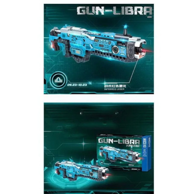 Конструктор Космічний бластер: Gun-Libra, 449 деталей ZHE GAO 918023