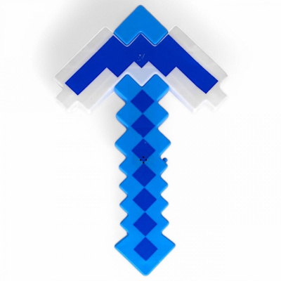 Кирка (кайло) Minecraft/Майнкрафт, 34 см, синя MIC 40-975-2