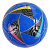 Мʼяч футбольний №2, матеріал PVC (синій) MIC C70136