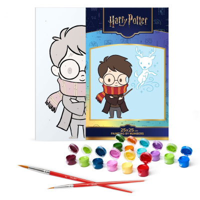 Картина по номерах для дітей Harry Potter: Милий Патронус 25х25 см Ідейка KHO1397