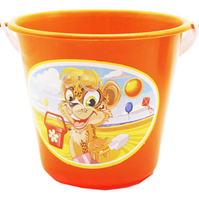 Відро дитяче Пляжні розваги, помаранчеве Maximus 5048