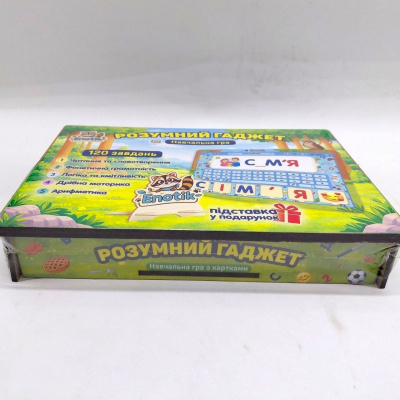 Навчальна гра Розумний гаджет, (8 карток із завданнями, 65 деталей) Enotik 3-009