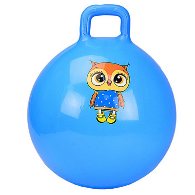 Мʼяч для фітнесу/фітбол Смайл (блакитний) MIC CB4502