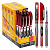 Ручка масляна ET8048-12(Red) червона 0,5 мм "10км"