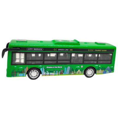 Машинка пластикова Автобус (ЗЕЛЕНИЙ) MIC 7730