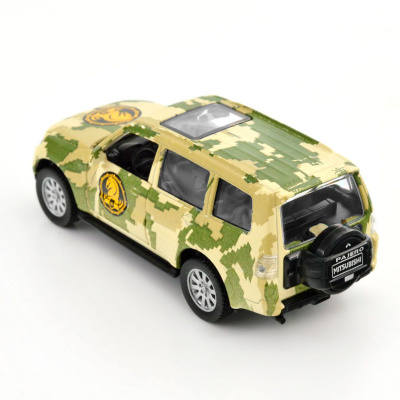 Машинка металева із серії Шеврони Героїв - Mitsubishi Pajero 4WD Turbo  - 47 ОМБр TechnoDrive 250361M