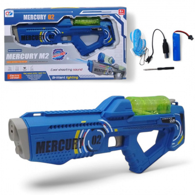 Водний автомат електро Mercury 02, підсвічування, акумулятор (синій) QINYE TOYS 456-102A-90205