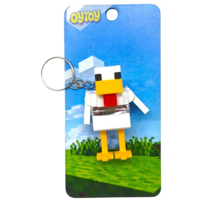 Брелок 3D друк Minecraft Chicken/ Курка OYTOY 1009000