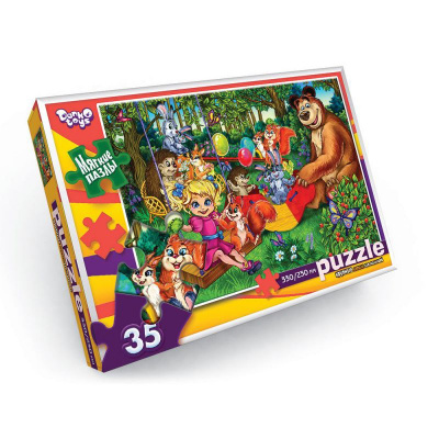 Пазли Буратіно (35 елементів), вид 5 Dankotoys S35-10-01,02,03,04...16