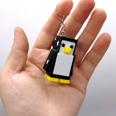 3D Брелоки ROBLOX (Роблокс) STAR PIGEON / ПІНГВІН БАТЛ KEYCHAIN, 3D друк OYTOY 02018100