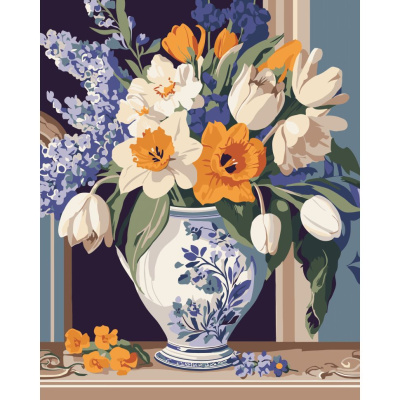 Картина по номерах Весняні квіти 40х50 см Art Craft 13154-AC