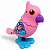 Заводна іграшка Папужка (10 см), рожева MIC 662-42A