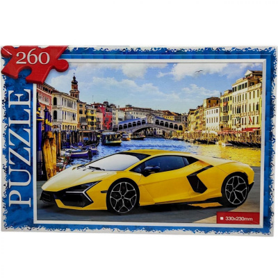 ПАЗЛИ 260 ЕЛЕМЕНТІВ ЖОВТА LAMBORGHINI Dankotoys С260-14-01,02,03,04...16