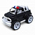 Машинка пластикова Позашляховик Джип чорно-білий кузов Bamsic 338