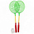 Набір для бадмінтону, пластиковий (2 ракетки, воланчик), міні, 45 см (салатовий) MIC 2088