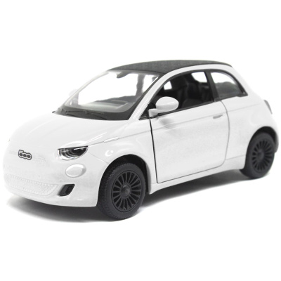 Машинка металева Fiat 500E, білий Kinsmart KT5440W