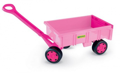 Пластиковий візок, рожевий Wader 10958