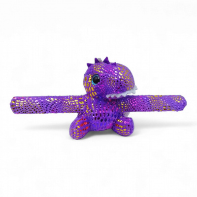Мʼякий браслет-ломашка Динозаврик (фіолетовий) DA RUN TOYS DR5113-153966