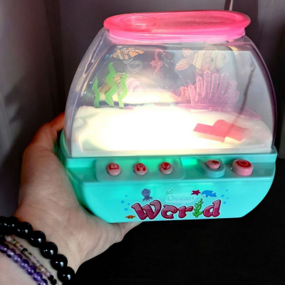 Інтерактивний акваріум, рожевий Wtoys 49579