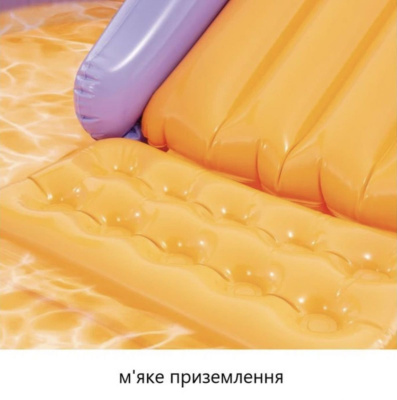 Ігровий центр Діно Парк надувний з гіркою р. 201x157x69 см 159л Intex 56139