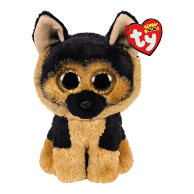 Дитяча іграшка м’яконабивна TY Beanie Boo's. Німецька вівчарка GERMAN 15см TY 36309