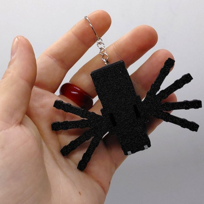 3D Брелоки MINECRAFT / МАЙНКРАФТ SPIDER / ПАВУК KEYCHAIN, 3D друк OYTOY 01007100